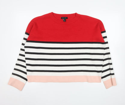 Womens UK Size L New Look Multicoloured Pullover Sweatshirt