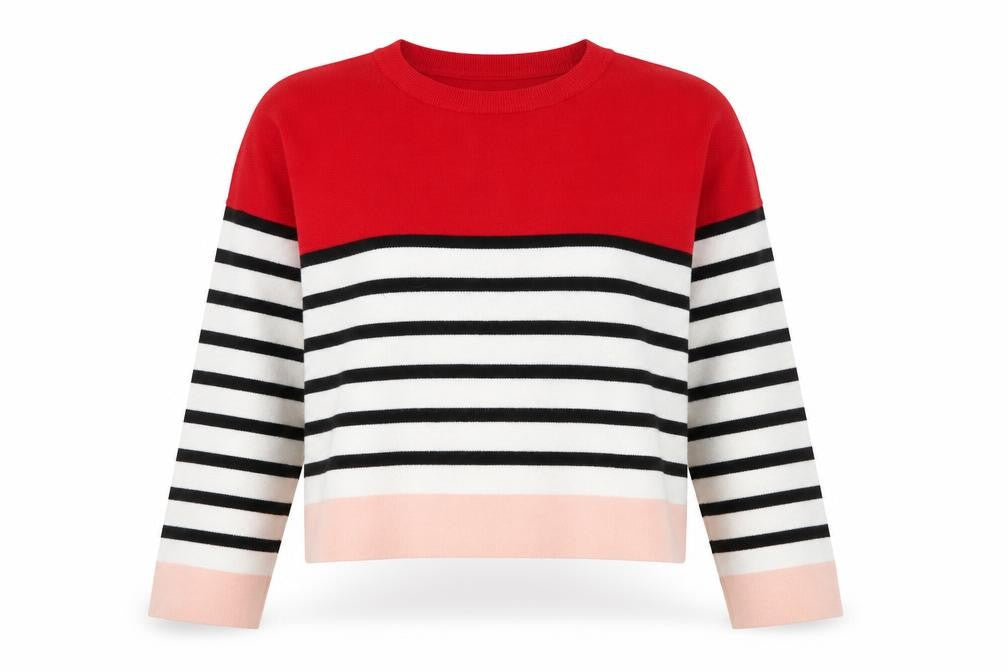 Womens UK Size L New Look Multicoloured Pullover Sweatshirt
