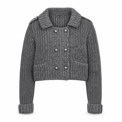 Womens UK Size 12 Marks and Spencer Grey Cardigan Jumper