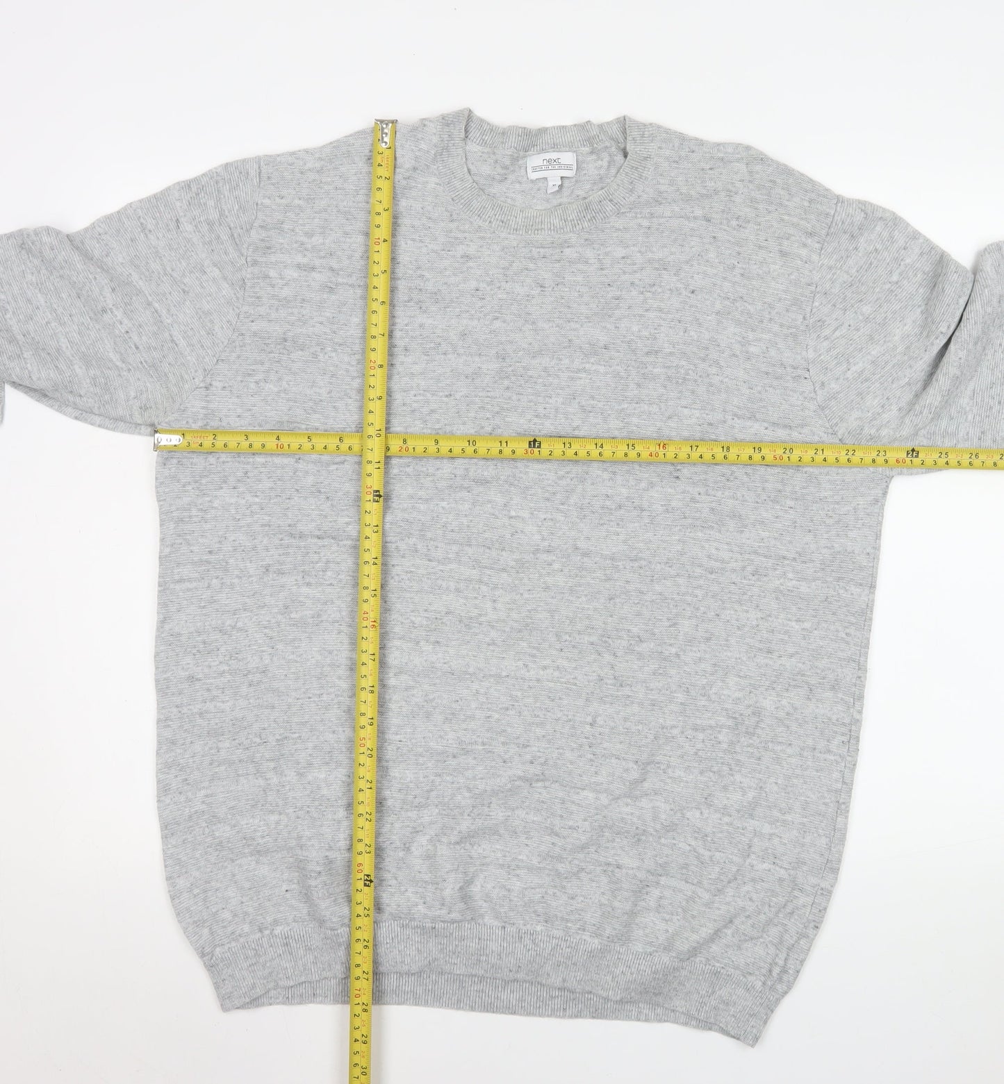 Mens UK Size XL NEXT Grey Pullover Sweatshirt