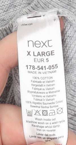 Mens UK Size XL NEXT Grey Pullover Sweatshirt