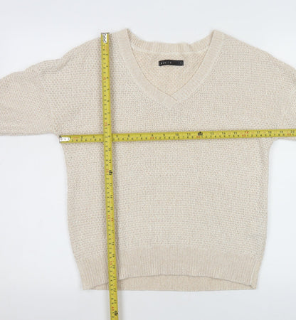 Womens UK Size S Mohito Beige Pullover Jumper