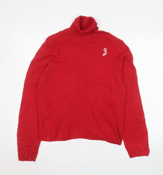 Womens UK Size L 525 america Red Pullover Jumper
