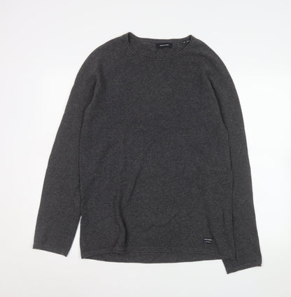Mens UK Size M JACK & JONES Grey Pullover Sweatshirt