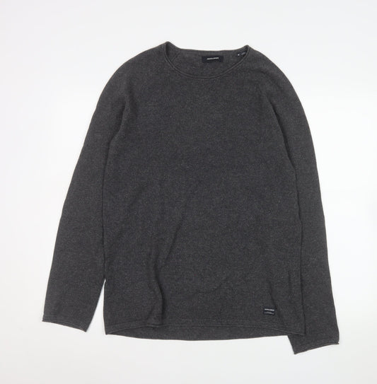 Mens UK Size M JACK & JONES Grey Pullover Sweatshirt