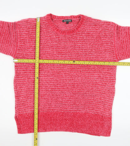 Womens UK Size 12 Bonmarché Pink Pullover Sweatshirt