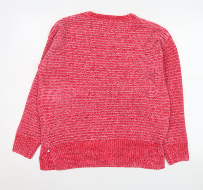Womens UK Size 12 Bonmarché Pink Pullover Sweatshirt