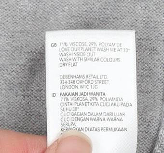 Womens UK Size 12 Star by Julien Macdonald Grey Basic Jacket