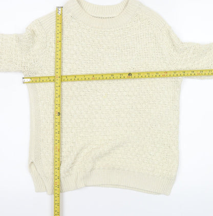Womens UK Size 12 Zara Ivory Pullover Jumper