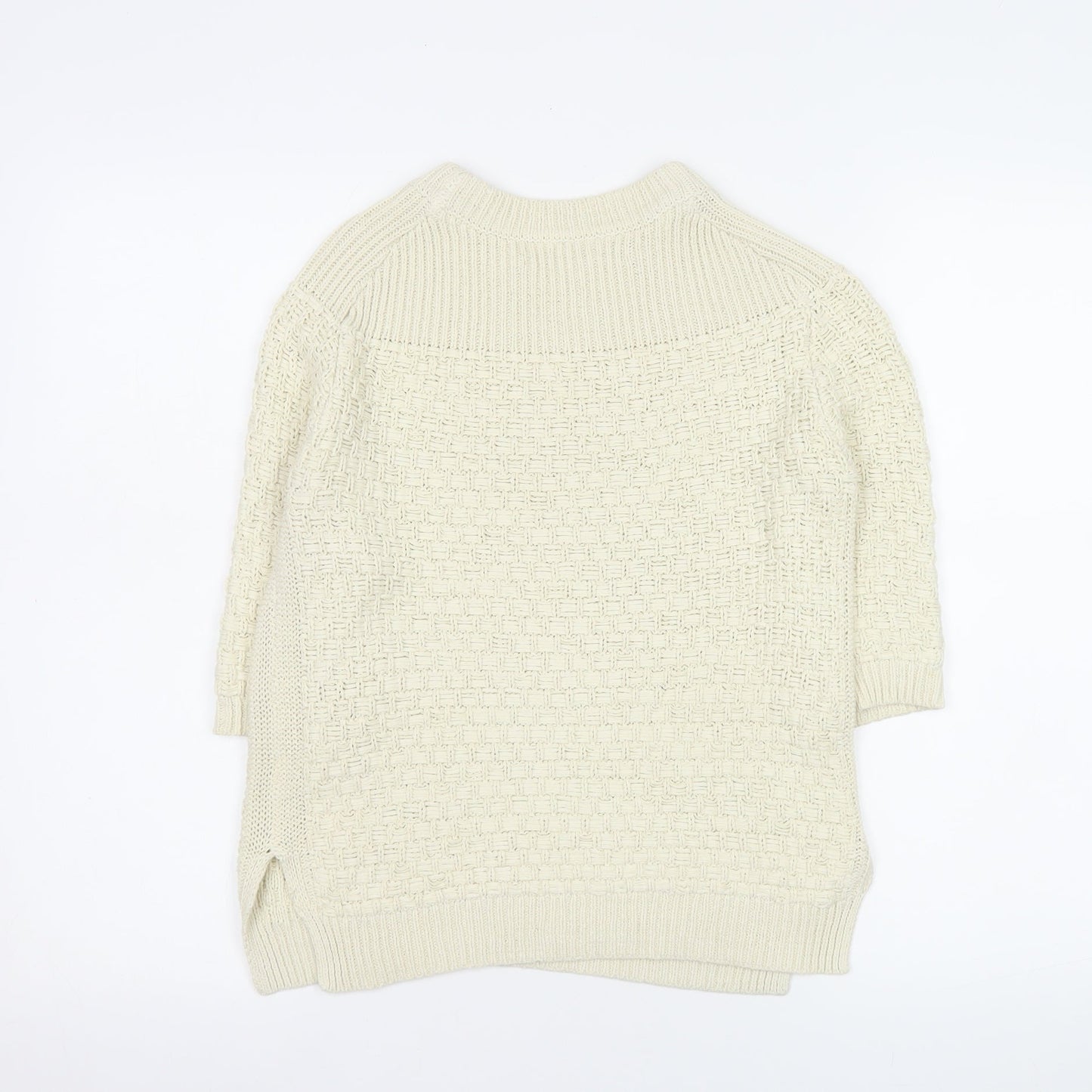 Womens UK Size 12 Zara Ivory Pullover Jumper