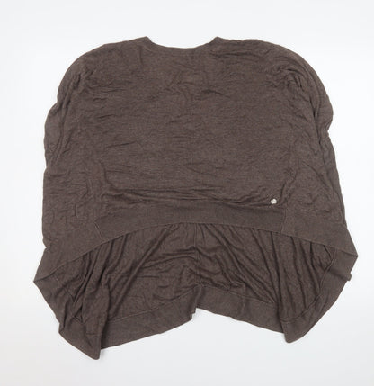 Womens UK Size S Firetrap Brown Tunic Blouse