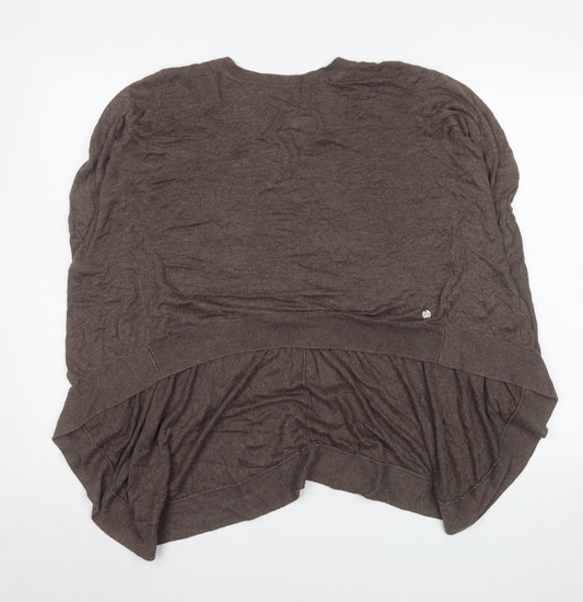 Womens UK Size S Firetrap Brown Tunic Blouse