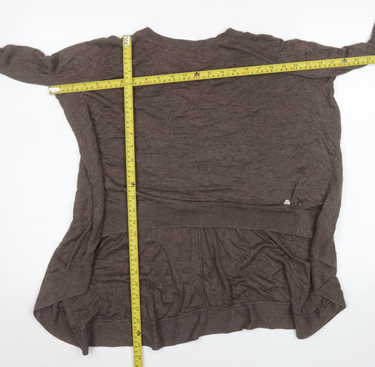 Womens UK Size S Firetrap Brown Tunic Blouse