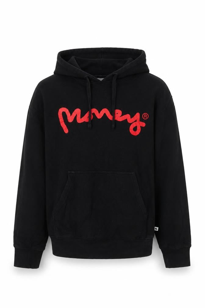 Mens UK Size XL Money Black Pullover Hoodie