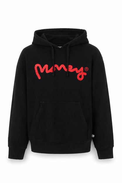 Mens UK Size XL Money Black Pullover Hoodie