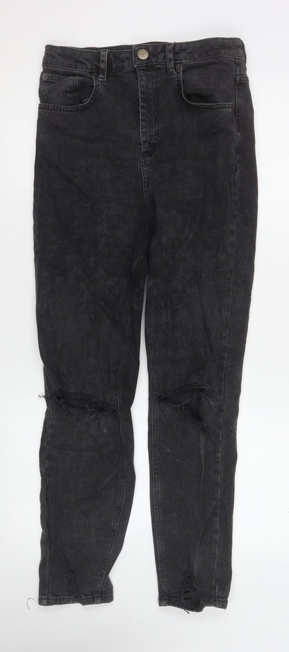 Womens UK Size 10 ASOS Slim Fit Skinny Black Jeans