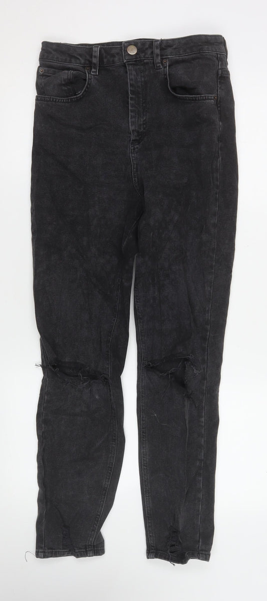 Womens UK Size 10 ASOS Slim Fit Skinny Black Jeans