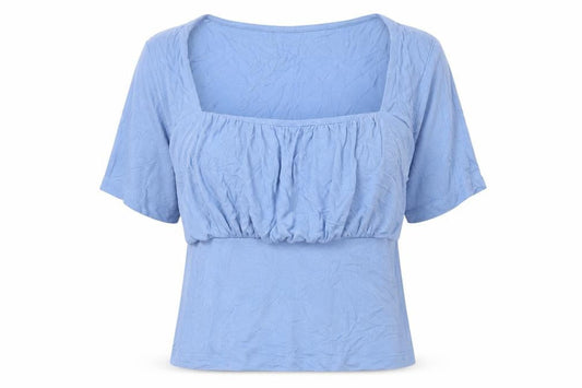 Womens UK Size 10 ASOS Blue Tunic Blouse