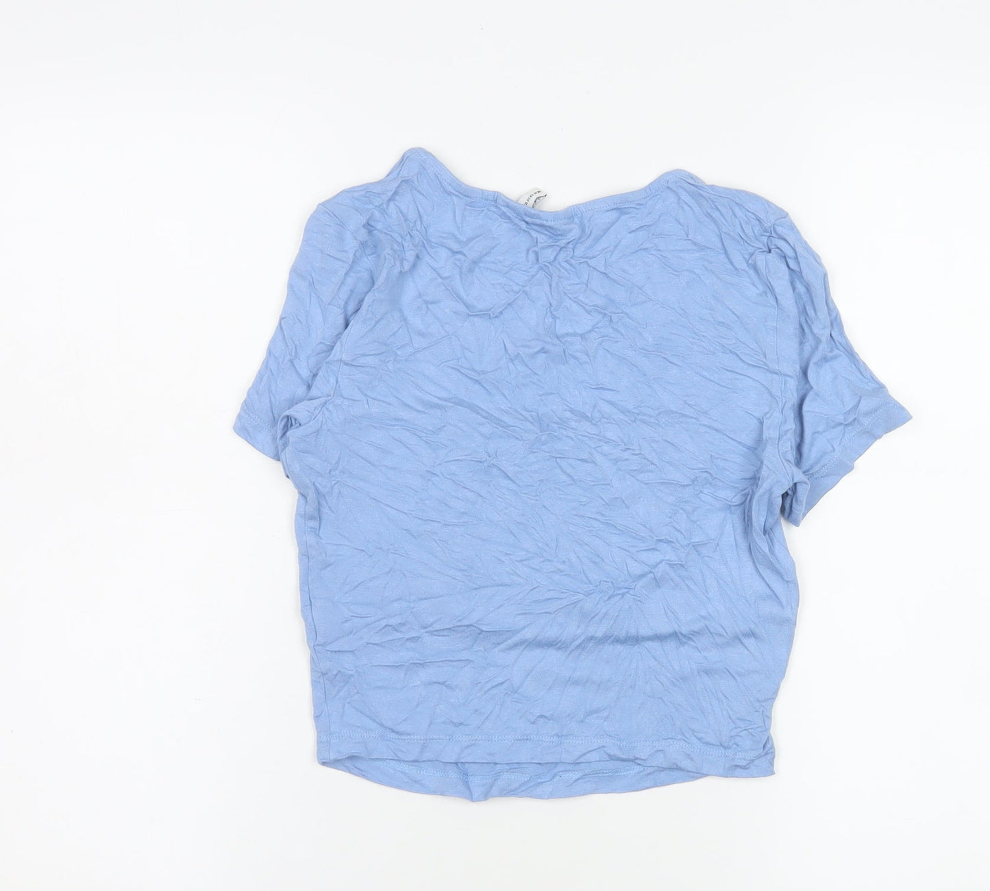 Womens UK Size 10 ASOS Blue Tunic Blouse