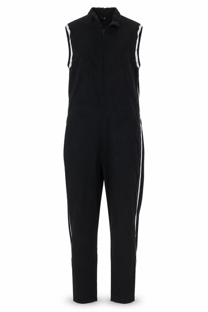 Womens UK Size 10 PRETTYLITTLETHING One-Piece Black Jumpsuit