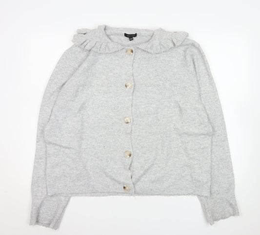 Womens UK Size 16/18 JD Williams Grey Cardigan Jumper