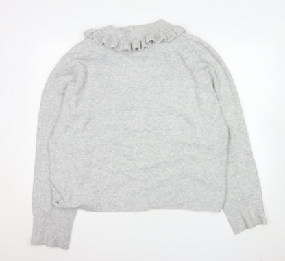 Womens UK Size 16/18 JD Williams Grey Cardigan Jumper