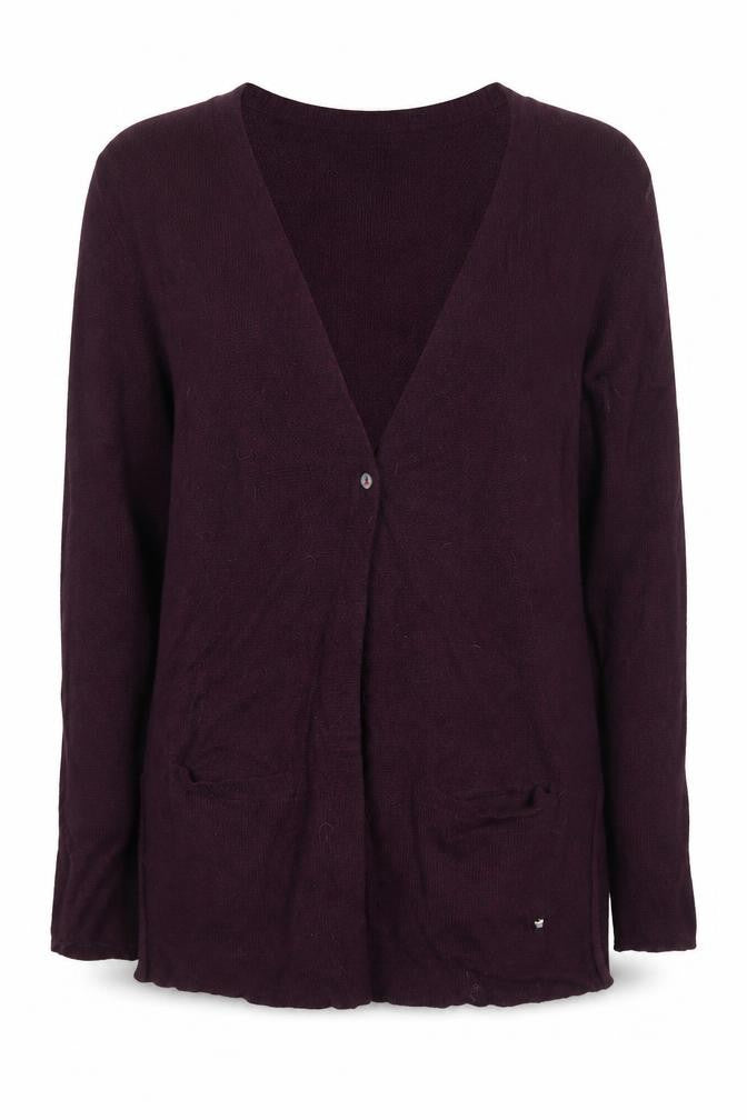Womens UK Size 10 White Stuff Purple Cardigan Jumper