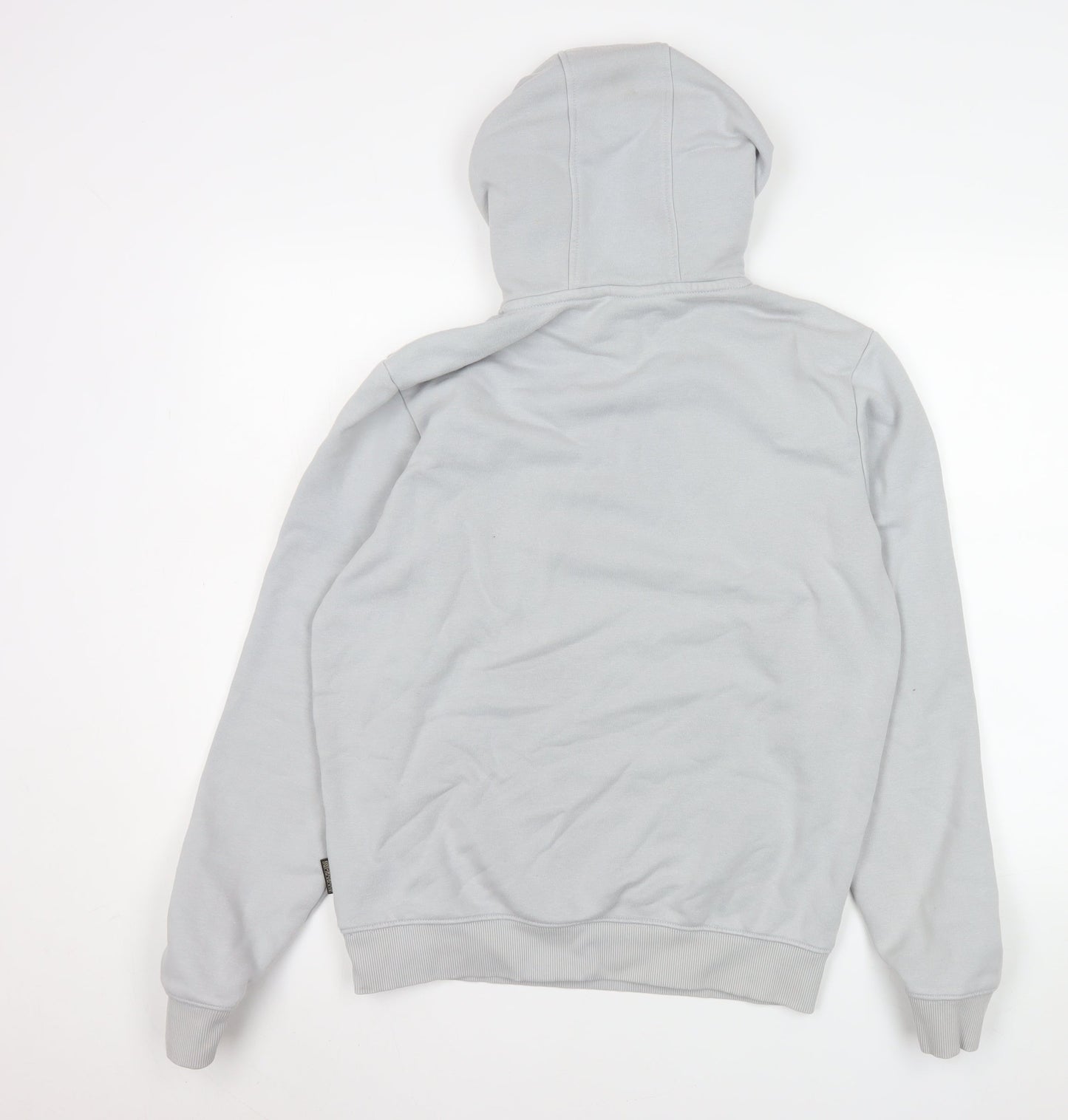 Mens UK Size S Napapijri Grey Pullover Hoodie