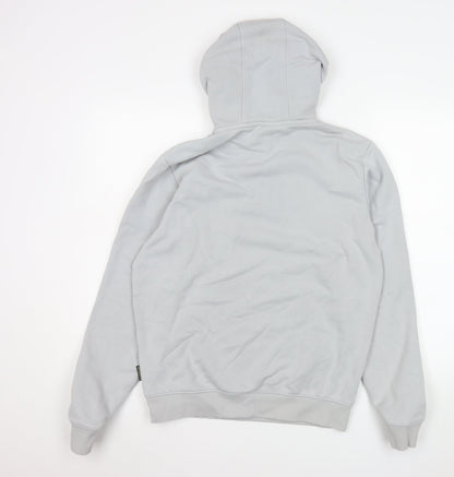 Mens UK Size S Napapijri Grey Pullover Hoodie