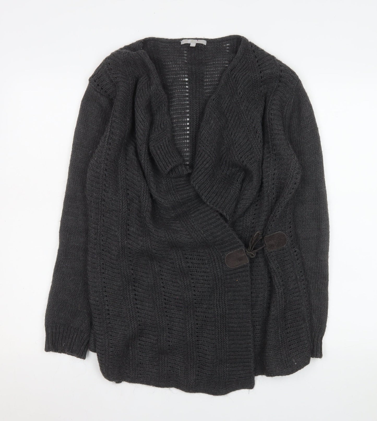 Womens UK Size M Marks and Spencer Grey Cardigan Jumper