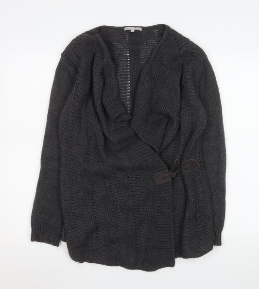 Womens UK Size M Marks and Spencer Grey Cardigan Jumper