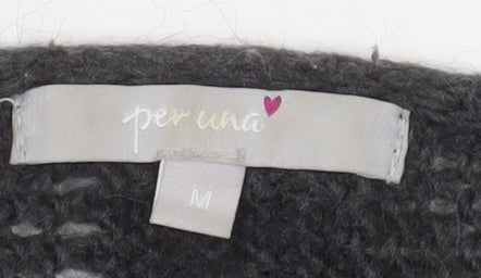 Womens UK Size M Marks and Spencer Grey Cardigan Jumper