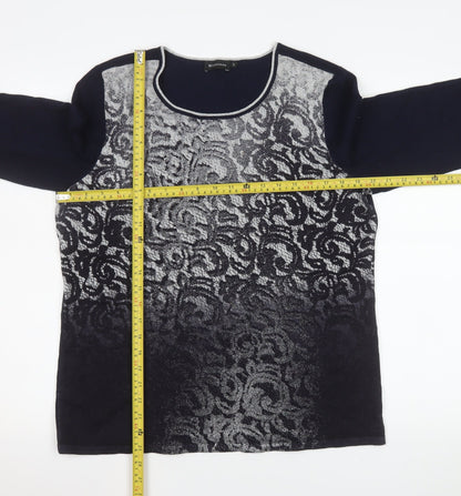 Womens UK Size L Witteveen Blue Basic Blouse