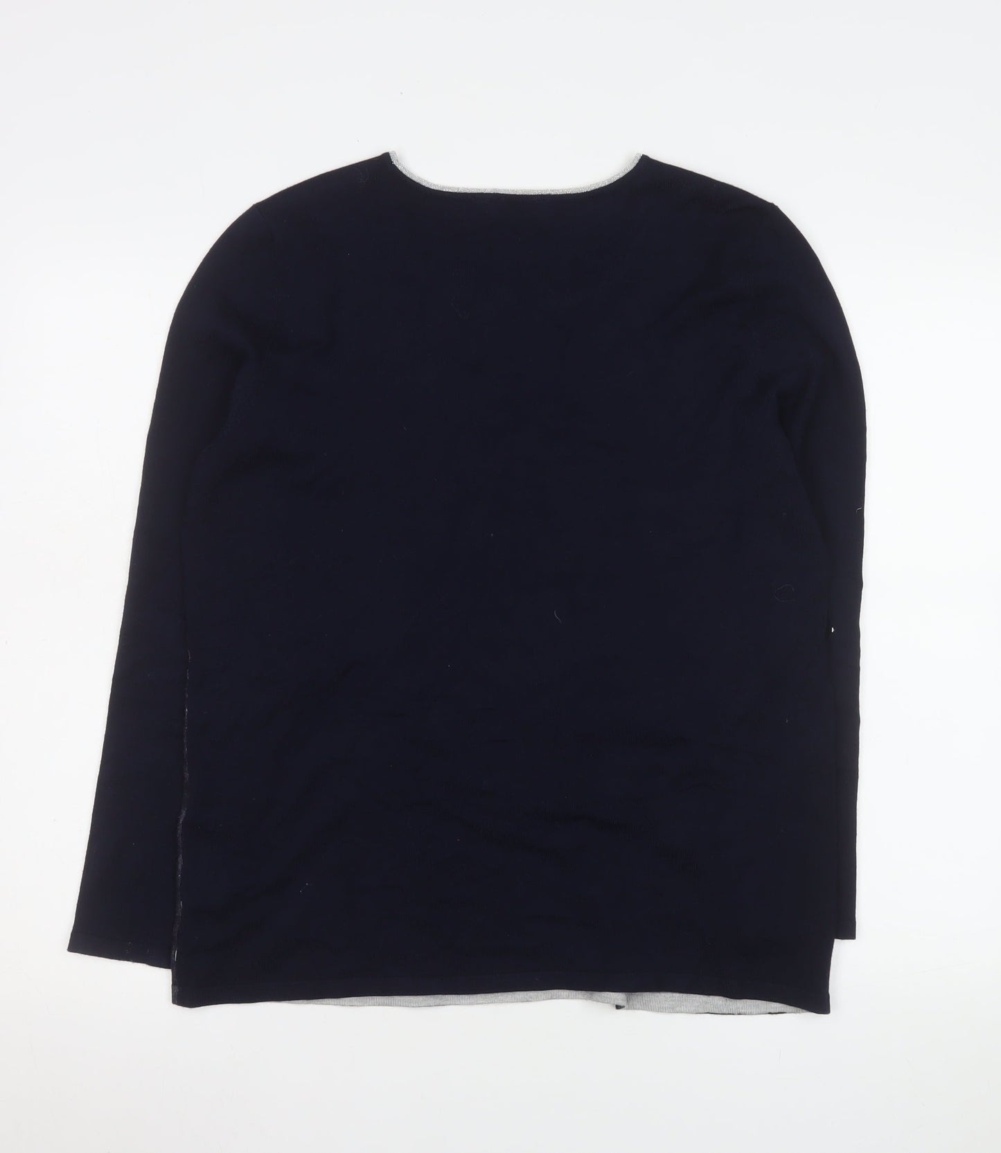 Womens UK Size L Witteveen Blue Basic Blouse