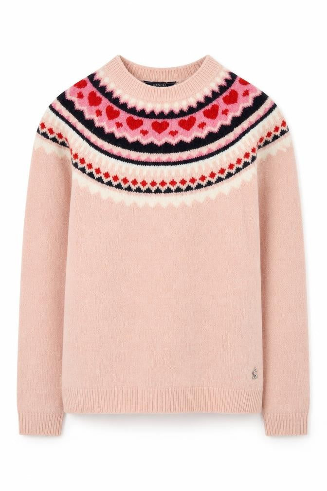Womens UK Size 8 Joules Pink Pullover Jumper