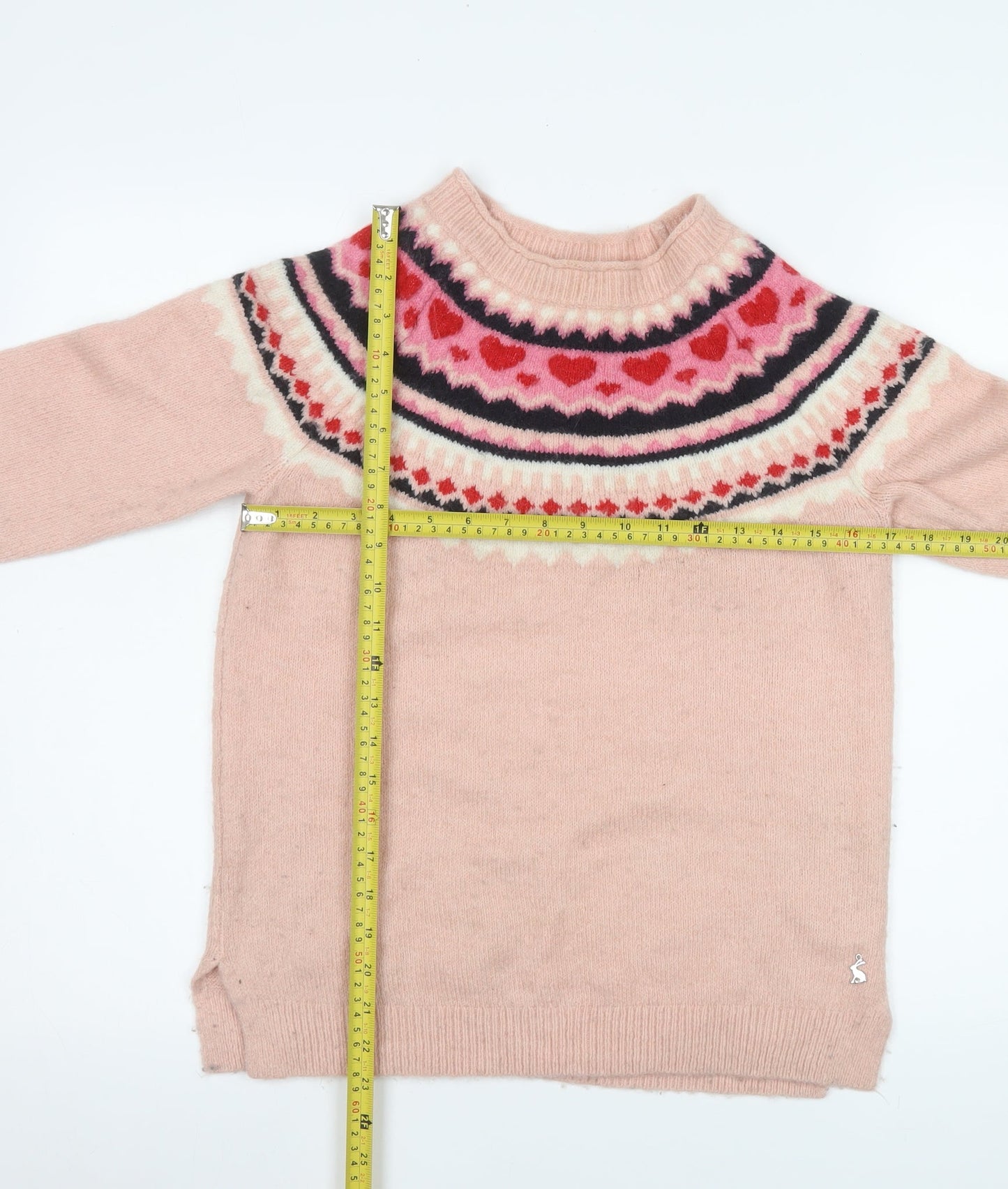 Womens UK Size 8 Joules Pink Pullover Jumper