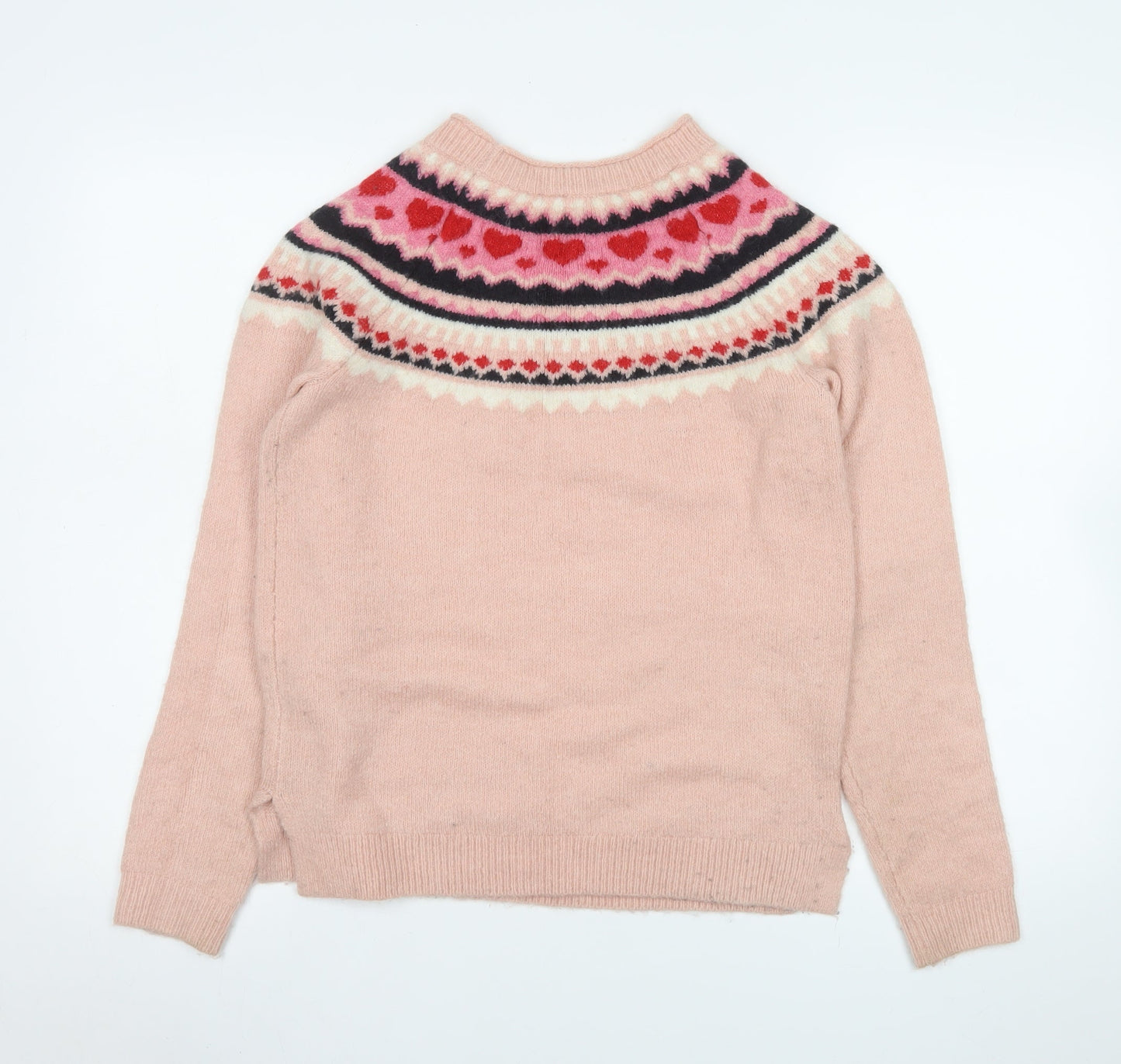 Womens UK Size 8 Joules Pink Pullover Jumper
