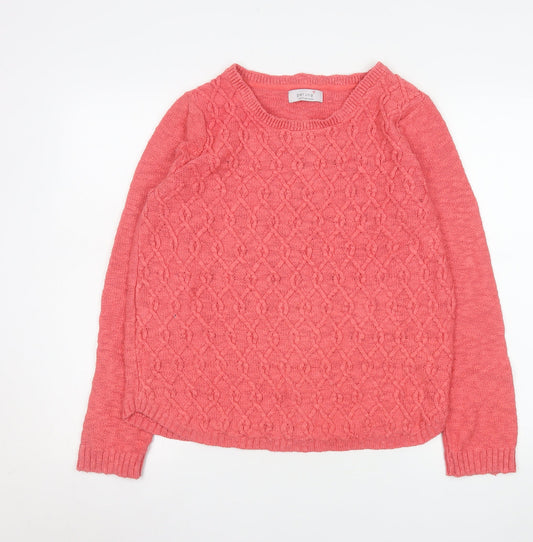 Womens UK Size 12 Marks and Spencer Pink Pullover Jumper