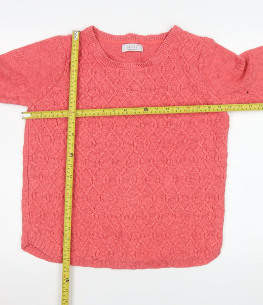 Womens UK Size 12 Marks and Spencer Pink Pullover Jumper