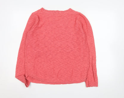Womens UK Size 12 Marks and Spencer Pink Pullover Jumper