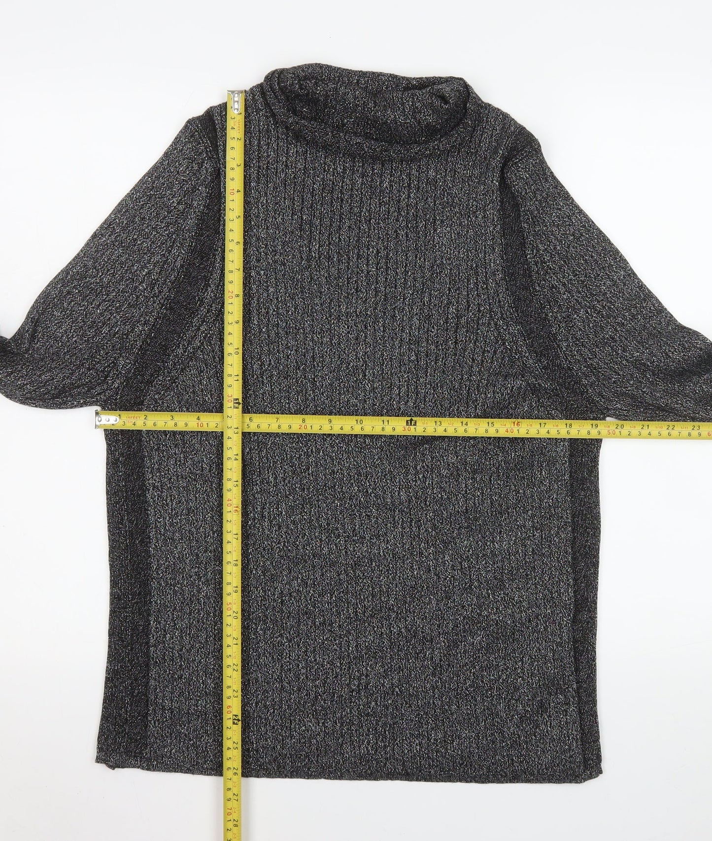 Womens UK Size XL NEXT Grey Jersey Blouse