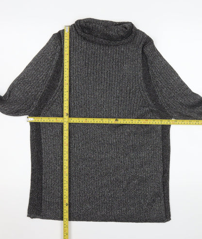 Womens UK Size XL NEXT Grey Jersey Blouse