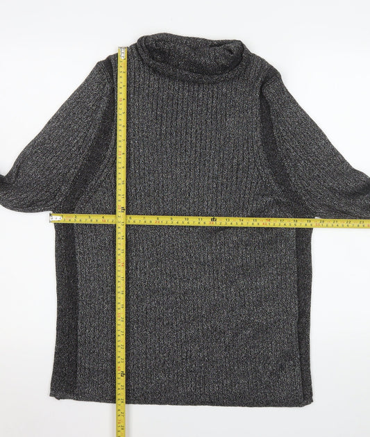 Womens UK Size XL NEXT Grey Jersey Blouse