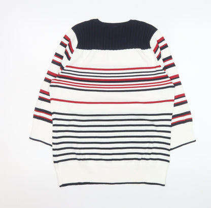 Womens UK Size M Brooks Brothers Multicoloured Pullover Jumper