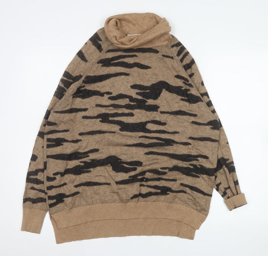 Womens UK Size S Hush Beige Pullover Sweatshirt