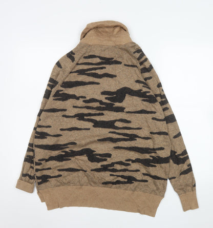 Womens UK Size S Hush Beige Pullover Sweatshirt