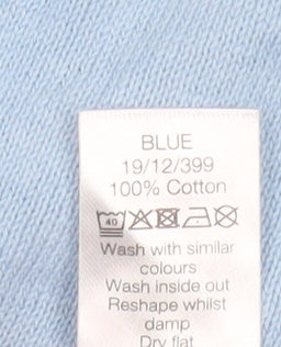 Womens UK Size 16 M&Co Blue Pullover Sweatshirt