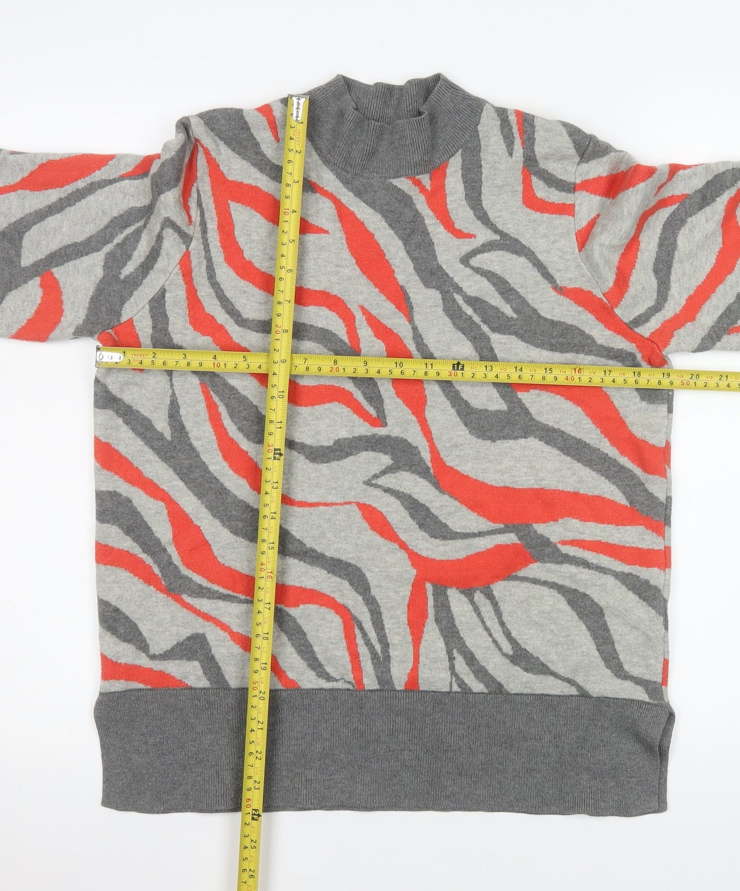 Womens UK Size L Marks and Spencer Grey Pullover Sweatshirt
