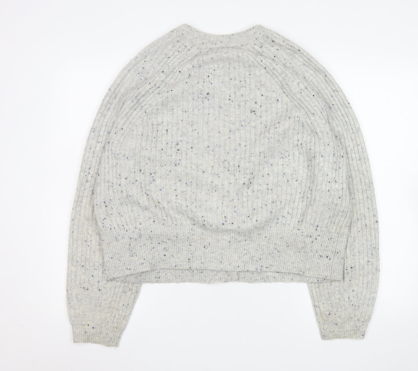 Womens UK Size L Marks and Spencer Grey Cardigan Jumper