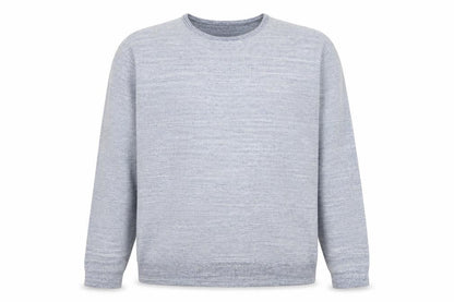 Next Men Grey Long Sleeve Crew Neck Cotton Blend Casual Top XXL